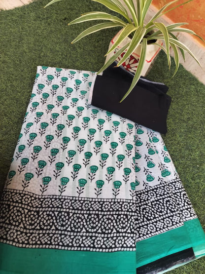 🌸Cotton Mul-mul Saree