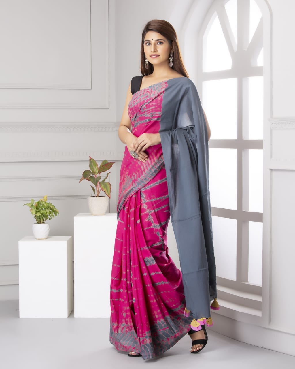 Cotton Mul-mul Saree