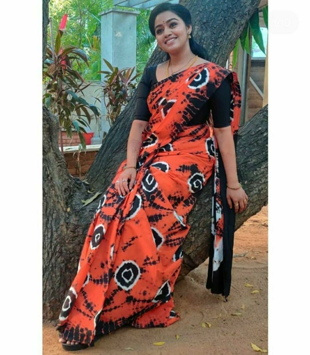 Cotton Mul-mul Saree