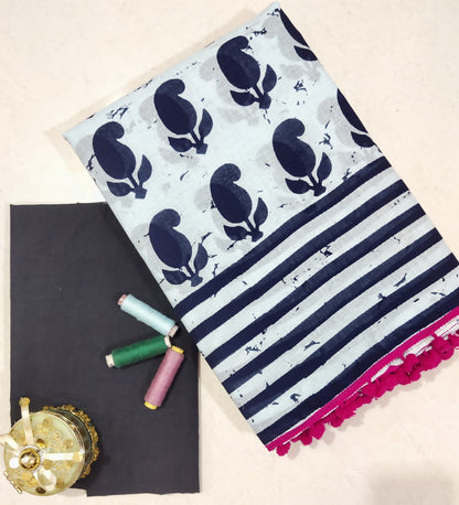 Cotton Mul-mul Saree