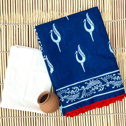 Cotton Mul-mul Saree
