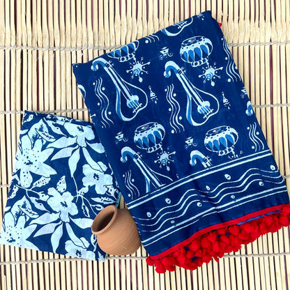 Cotton Mul-mul Saree