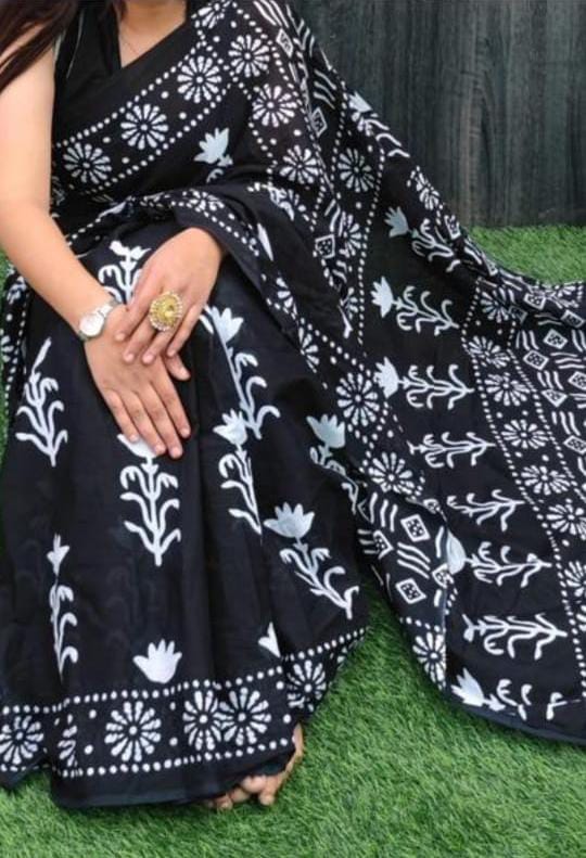 Cotton Mul-mul Saree