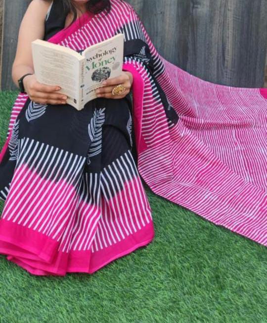 Cotton Mul-mul Saree