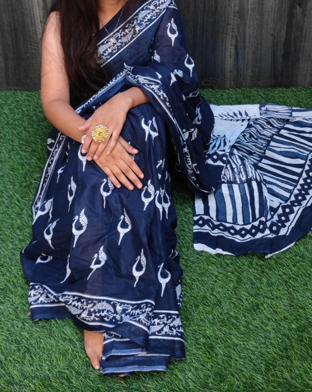 Cotton Mul-mul Saree