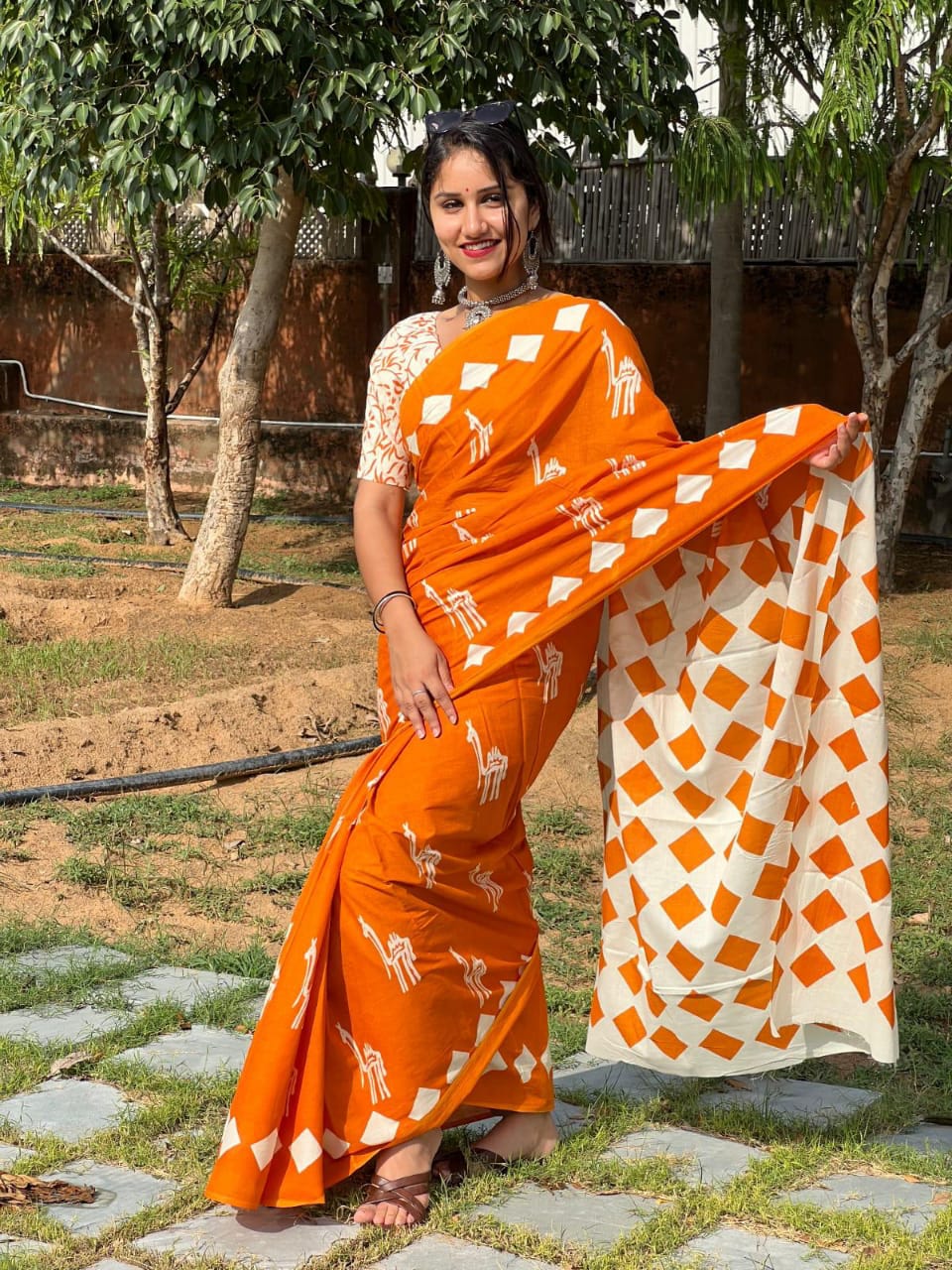 Cotton Mul-mul Saree