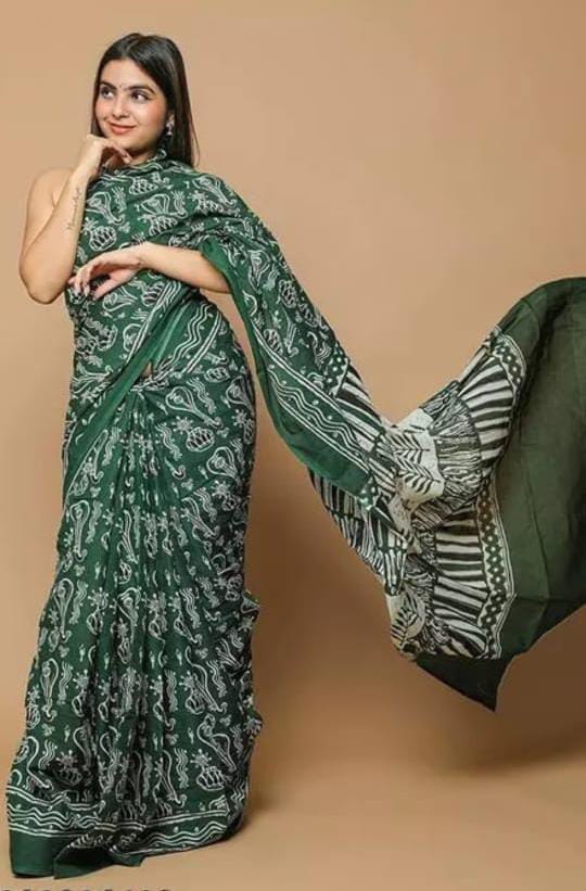Cotton Mul-mul Saree