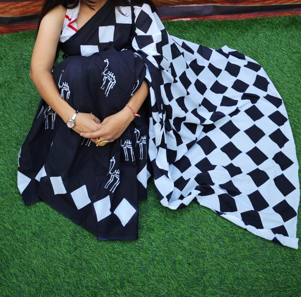 Cotton Mul-mul Saree