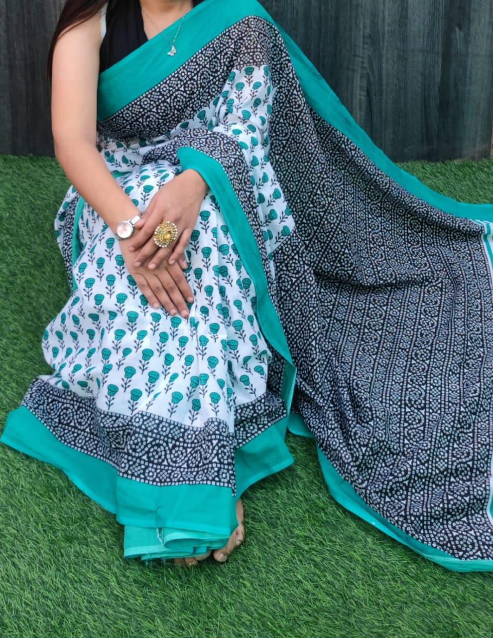 Cotton Mul-mul Saree