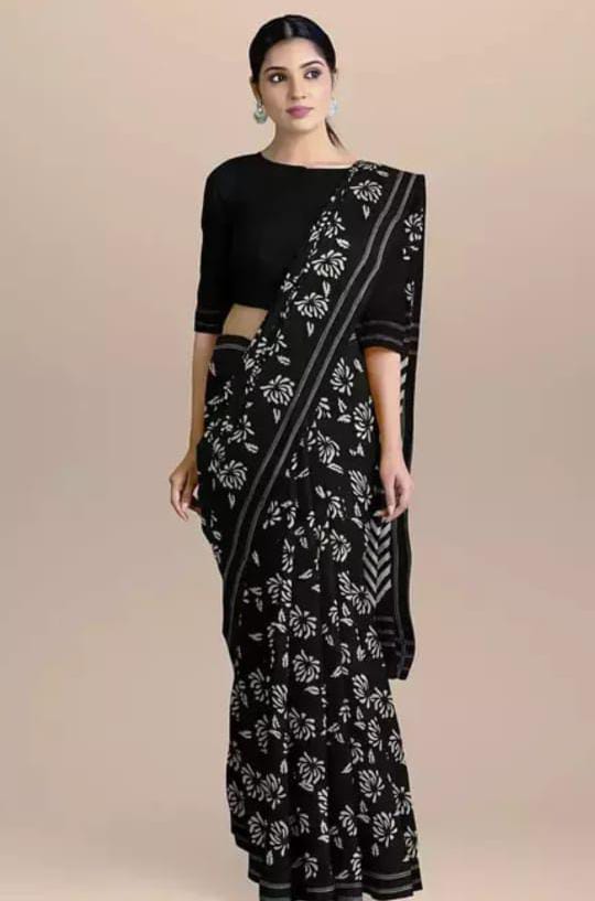 Cotton Mul-mul Saree