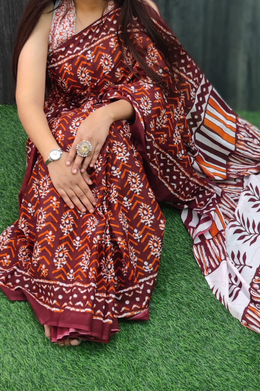 Cotton Mul-mul Saree