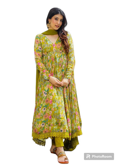 DSUITA10- RAHINI HEAVY DESIGNER PAIR WITH DUPATTA SET