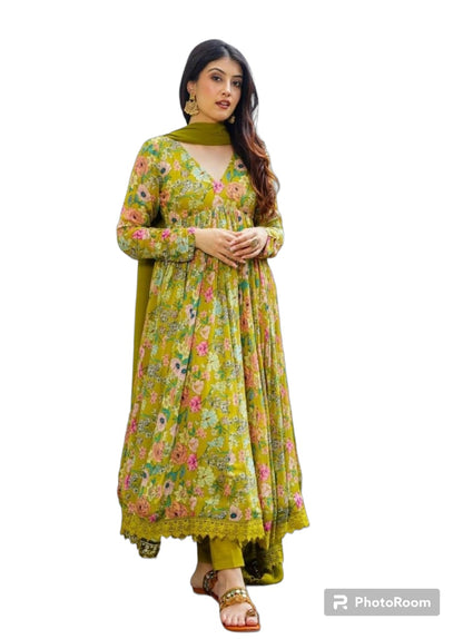 DSUITA10- RAHINI HEAVY DESIGNER PAIR WITH DUPATTA SET