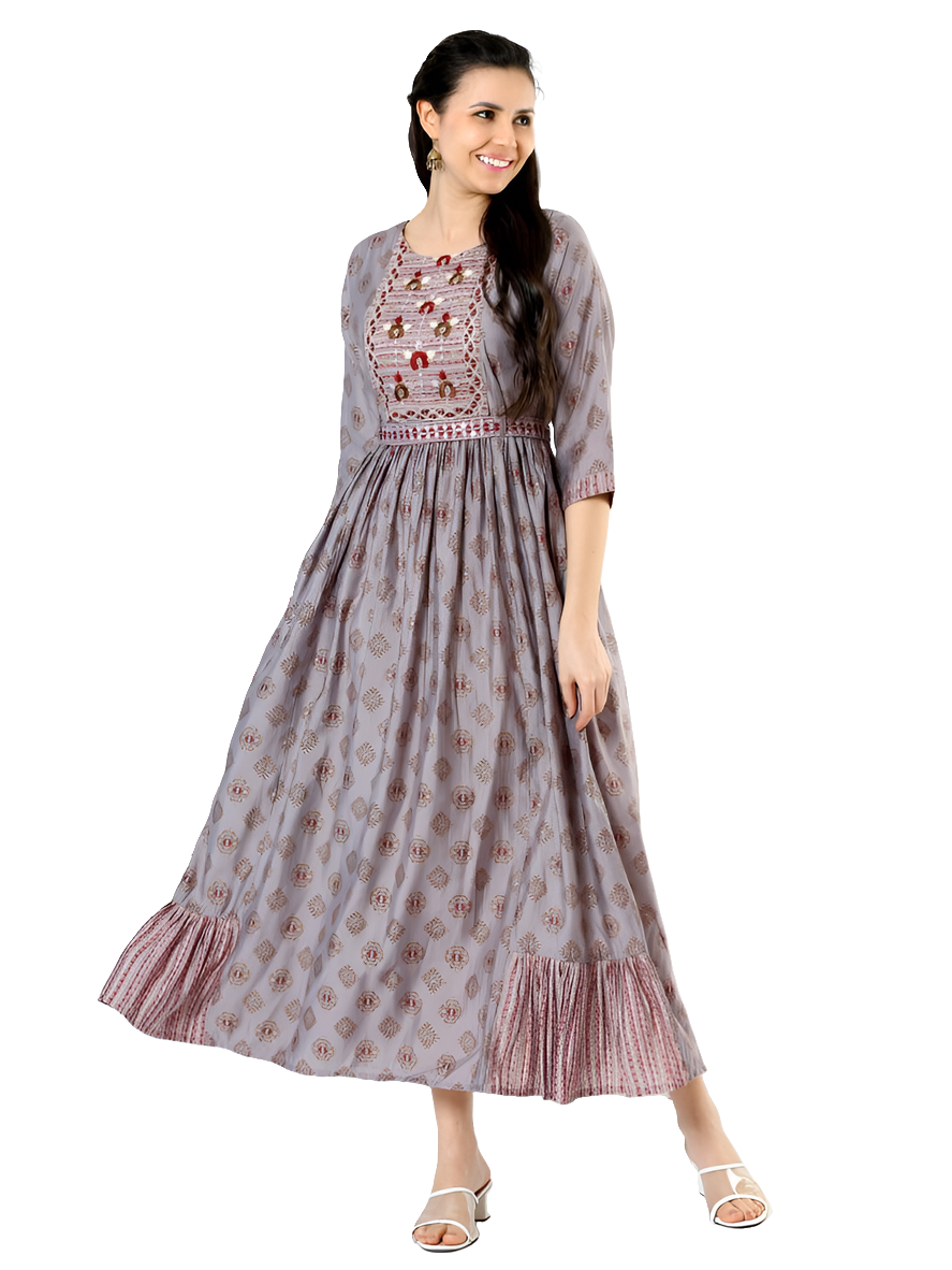 PBK1 - MIRROR WORK KURTI