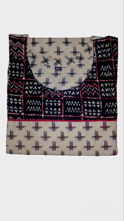 DSKS5- PURE COTTON KURTI