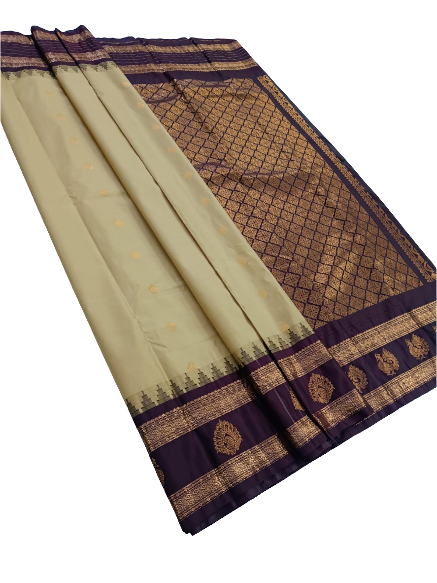 SAR15- Semi silk saree