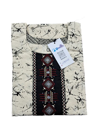 CKUR2- NECKWOK KURTI