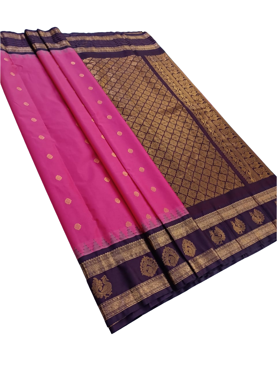 SAR15- Semi silk saree